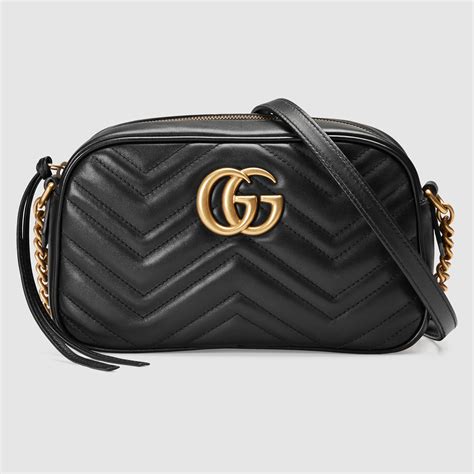 gucci black side bag|black Gucci satchel.